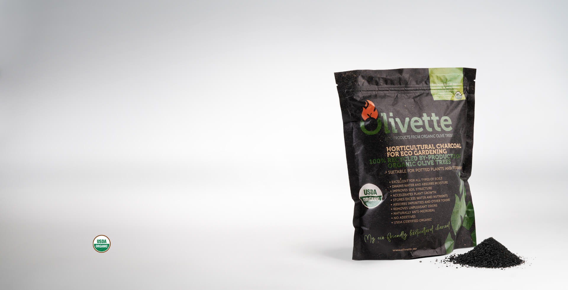 Olivette Organic charcoal briquettes