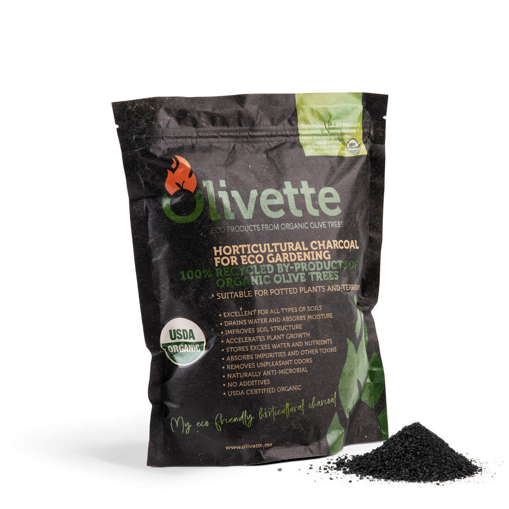OLIVETTE Horticultural charcoal for eco gardening – Atlas Olive Oils USA  inc.