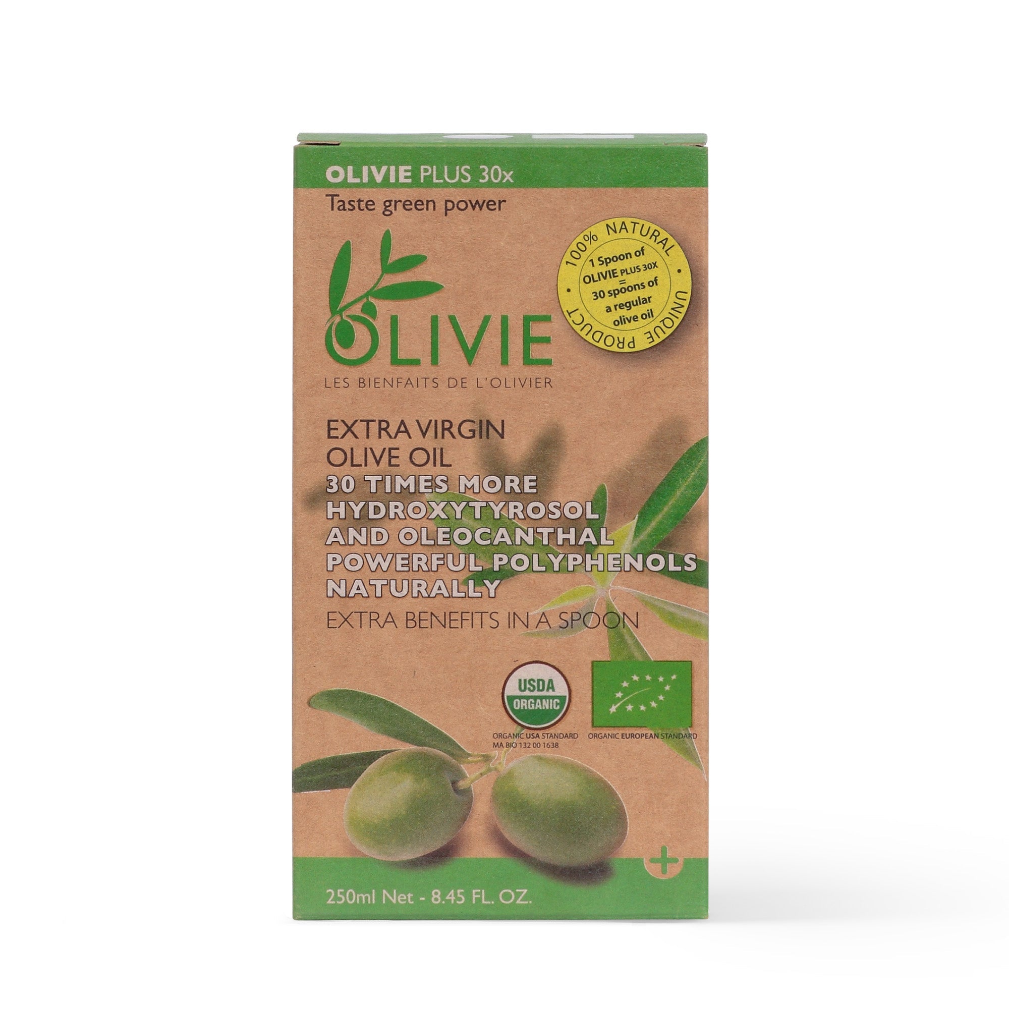 OLIVIE Plus 30x – the richest olive oil in polyphenols from the